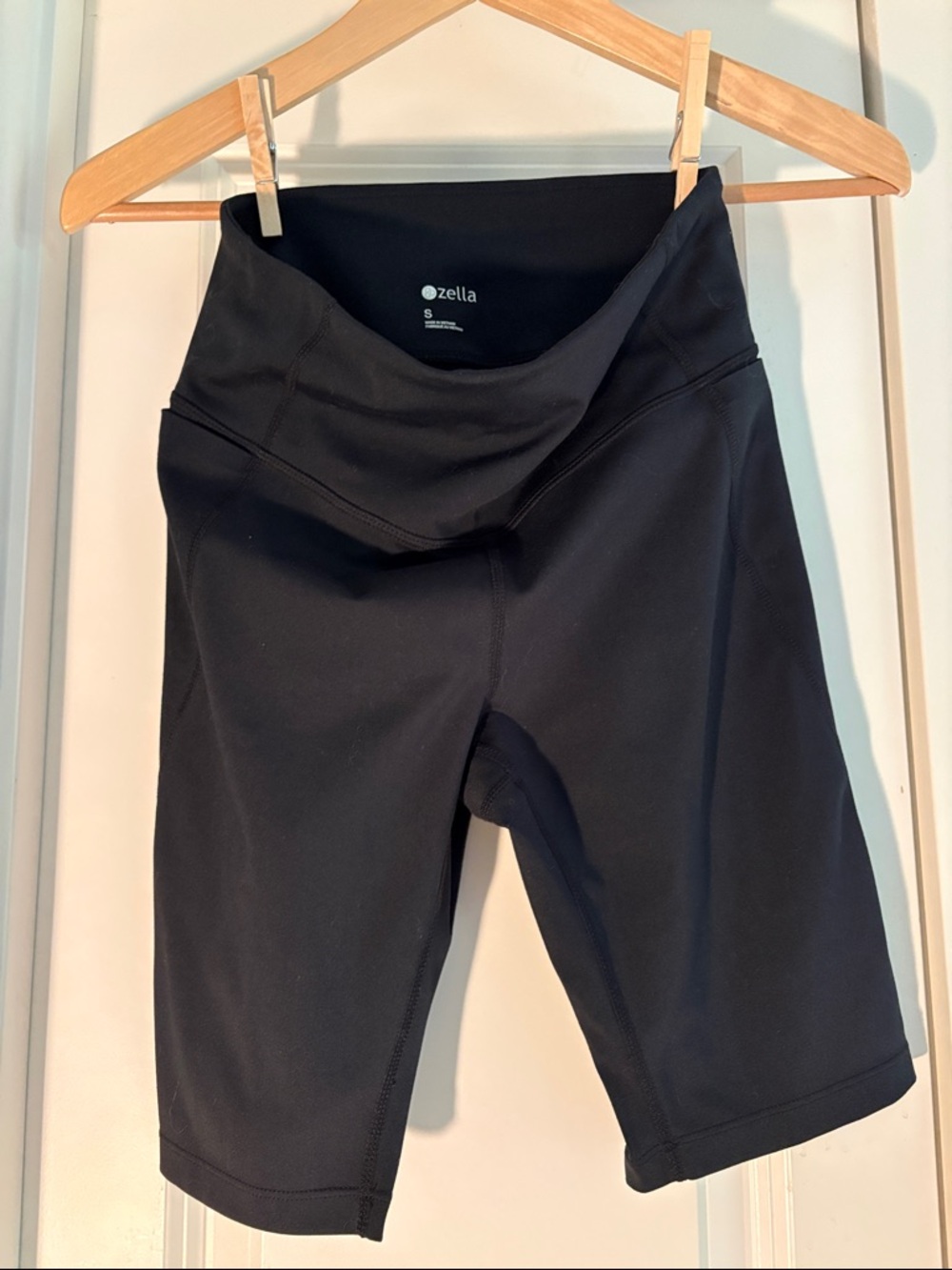 Zella Black High-Waist Performance Bike Shorts